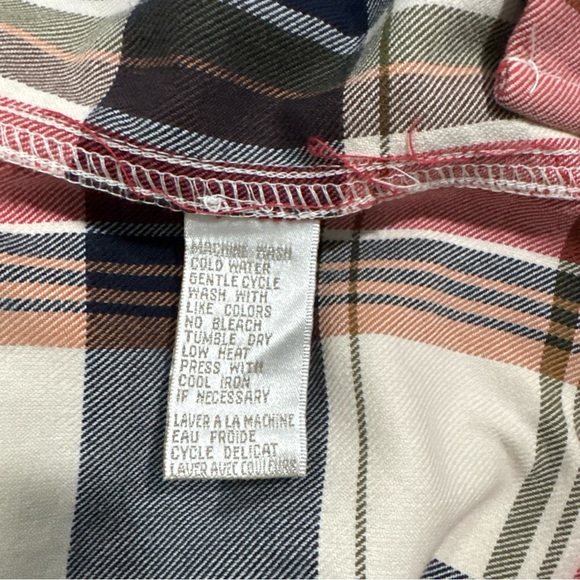 Vintage Jones New York Plaid Heavy Shirt - Red, Navy ,White Women 3XL - Picture 10 of 14
